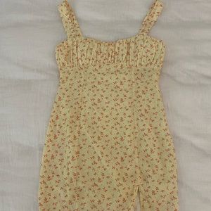 Princess Polly yellow mini dress